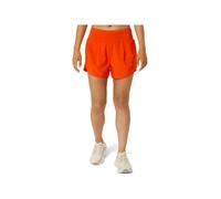 Asics Road 3.5In Orange Women's Shorts, Size L