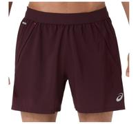 Asics - Road 5'' Short - Running shorts size XXL, brown