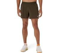 Asics - Road 5'' Short - Running shorts size XXL, brown