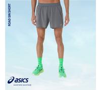 Asics - Road 5'' Short - Running shorts size L, grey