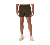 ASICS Road 5in Running Shorts Men - Brown, Green, Size XL