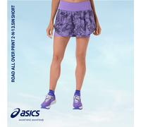ASICS ROAD ALL OVER PRINT 2-N-1 3.5IN SHORT