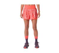 Asics - Women's Road All Over Print 2-n-1 3,5'' Short - Running shorts size L, red