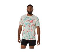ASICS ROAD ALL OVER PRINT SS TOP Birch XL