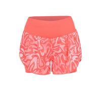 ASICS Road AOP 2in1 3.5in Running shorts Women-orange, Size L