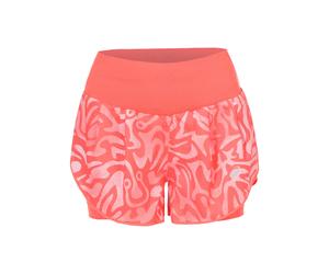 ASICS Road AOP 2in1 3.5in Running shorts Women-orange, Size XL