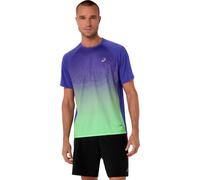 Asics Road Fade Short Sleeve T-shirt Purple XL Men