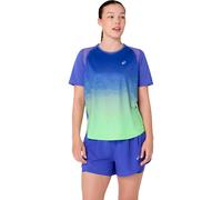 ASICS Road Ibuki Running shirt Women - blue, green, Size L