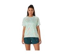 ASICS ROAD LITE-SHOW SS TOP Oasis Green/Multi Color XS
