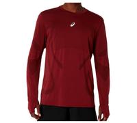 Asics - Road Seamless L/S Top - Running shirt size XL, red