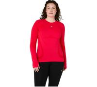 ASICS Road Seamless LS Top L Red Women