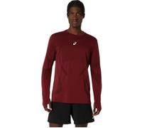 ASICS Road Seamless LS Top M - Red Running Shirt for Optimal Comfort and Breathability, Perfect for Performance Training