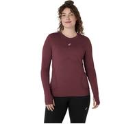 ASICS Road Seamless LS Top Women's - Red, Perfect for Running and Training in All Weather Conditions, Size L