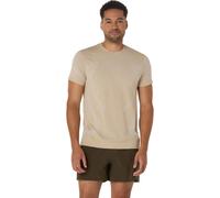 ASICS Road Seamless Tee Running Shirt Men - Beige, Size XXL