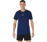 ASICS Road Seamless Running Shirt Men - Blue, Size S