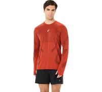 ASICS Road Seamless Ls Top - Men - Red - size M- model 2026 M