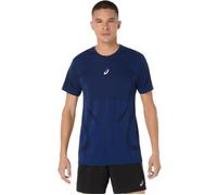 ASICS Road Seamless Short Sleeve T-Shirt XL - Blue for Comfortable Running Training