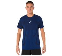 Asics Road Seamless Short Sleeve T-shirt Blue L Men