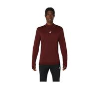 ASICS Road Winter Seamless Running Shirt Men - Wine Red, Size S