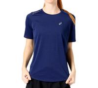 Asics Road Womens Running Top Blue Short Sleeve Lightweight Breathable T-Shirt