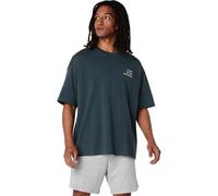 ASICS Runner Message Graphic Relaxed Running shirt Men - blue grey, Size S
