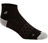 ASICS Speed Sock Quarter, unisex_adult, Black, M