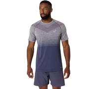 ASICS Seamless SS Top 2011C398-501 Men's T-Shirt, Navy, XL EU, Blue, XL