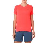 ASICS Seamless SS Top T-Shirt XS Women's Flash Coral for Running and Training - Lightweight, Breathable Comfort