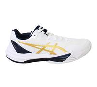 ASICS Men's Sky Elite FF 3 Sneaker, White/Pure Gold, 5 UK