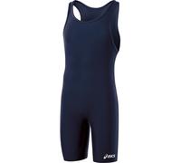 ASICS Solid High Cut Wrestling Singlet - SIZE: XXXX-Small COLOR: Navy