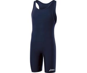 ASICS Solid High Cut Wrestling Singlet - SIZE: XXXX-Small COLOR: Navy