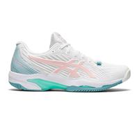Asics Solution Speed FF 2 Womens Tennis Shoes White Sports Training Trainers Gym