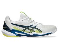 Asics Men's Solution Speed FF 3 Clay Sneaker, White Mako Blue, 6 UK