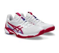 ASICS Women's Solution Speed FF 3 Sneaker, White Bright Rose, 4 UK