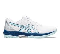 Asics Solution Swift FF Clay Womens Court Shoes White Tennis Sports Trainers