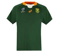 ASICS South Africa Rugby Short Sleeve Top Replica Green Mens T-Shirt 2111A167 300