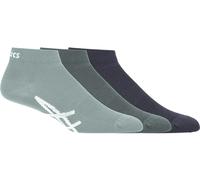 ASICS SPORT 3 PACK ANKLE SOCK Lichen Rock/Monument Blue/Indigo Fog S
