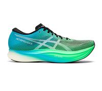 ASICS Unisex Adult Metaspeed Edge+ Shoes, Black/New Leaf, 8 Women/6.5 Men