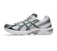 ASICS Unisex Gel-Terrain Sportstyle Shoe, White/Forest Night, 11 Women/9.5 Men