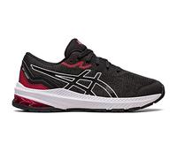 ASICS Unisex Kids Gt-1000 11 Gs Sneaker, Black Electric Red, 1.5 UK