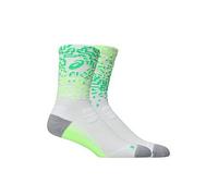 Asics Unisex Running Crew Socks, White, Size Xl, Women White