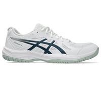 ASICS Men's Upcourt 6 Sneaker, White Tranquil Teal, 11 UK