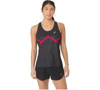 ASICS Ventilate Actibreeze Graphic Tank Top for Women - Black, Breathable Design for Running and Training Comfort
