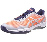 Asics Volley Elite Ff, Women’s Volleyball Shoes, Orange (Flash Coral/Glacier Grey/Indigo Blue 0696), 7 UK (40.5 EU)