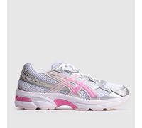 ASICS White & Pink GEL-1130 Girls Youth Trainers UK 5 (EU 39)