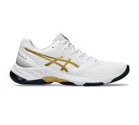 ASICS Women Netburner Ballistic Ff 3 Volleyball Shoe, White Pure Gold, 9 UK