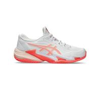 ASICS Women's Court FF 3 Clay Sneaker, White/Sun Coral, 7.5 UK