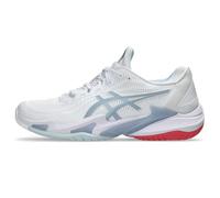 ASICS Womens Court Ff 3, White/Sky, 8.5