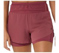 Asics - Women's Fujitrail Elite Short - Running shorts size XS, red
