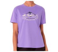 Asics - Women's Fujitrail Logo S/S Top - Running shirt size L, purple